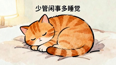 少管闲事多睡觉