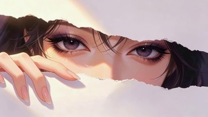 治愈可爱女孩