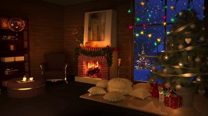 圣诞暴风雪氛围