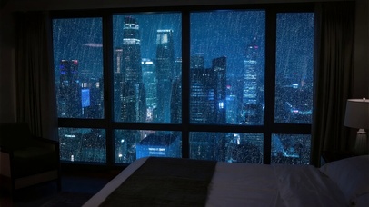 【雨景】雨夜的都市