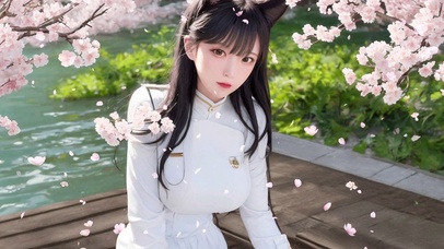 花丛少女