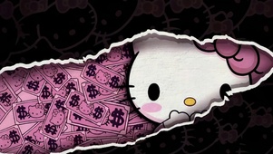 酷炫粉黑HelloKitty