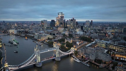 伦敦的城市风光