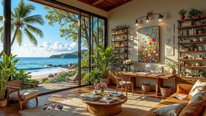 午后暖阳漫入窗