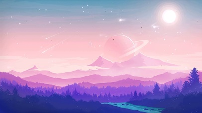 唯美治愈宇宙小清新