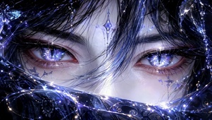 星河眼眸：蓝紫水晶少年