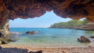 平静的海滩