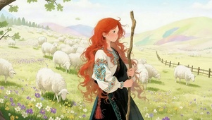 草原上的牧羊女