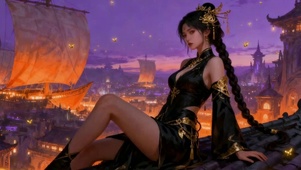 《紫夜航城·黑金魅影》