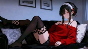 禁欲系黑丝长腿约尔