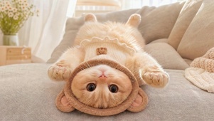慵懒猫咪