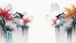 唯美简约风建筑