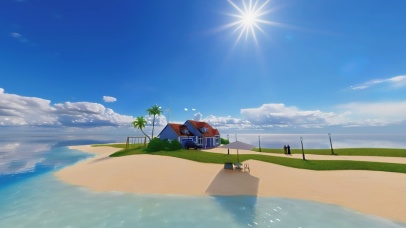 4K盛夏清凉海岛