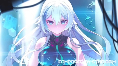 未来世界的人工智能少女