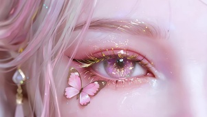 蝶落星眸