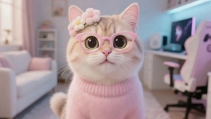 可爱的猫咪