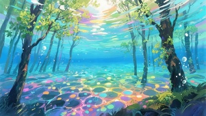 避暑水波
