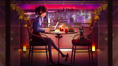 夜晚工作的黑丝姐姐