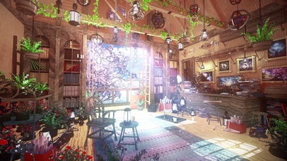 唯美阳台雪季阳光