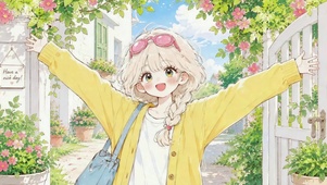 元气少女的美好一天