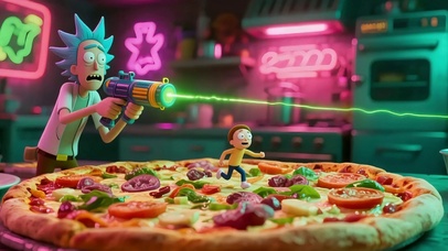 瑞克与莫蒂—披萨大作战