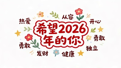 希望2026年的你