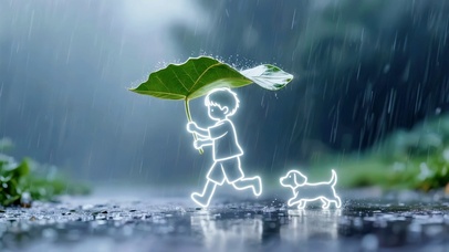 避雨记