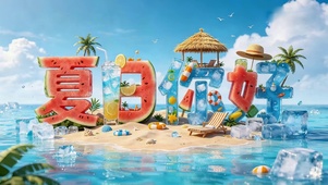 创意壁纸—夏天你好