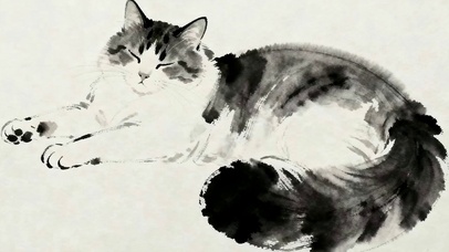 墨画猫咪