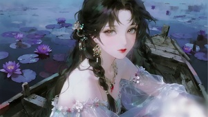 渡船的少女