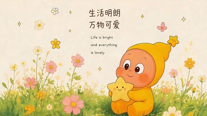生活明媚 万物可爱