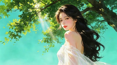 唯美的女孩