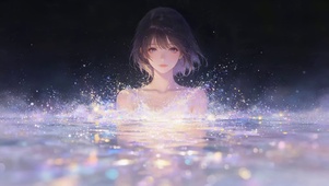 梦幻水面女孩