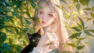 暖阳栖猫