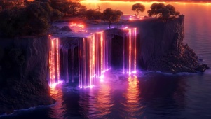 星河瀑布