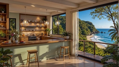 山林海岸