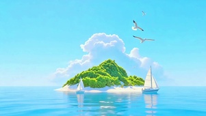 海岛帆船4K
