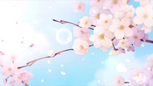 樱花飞舞