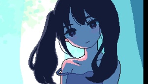 像素风女孩
