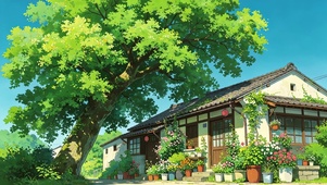 绿树成荫