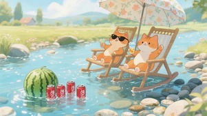 夏日溪流度假局