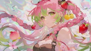 治愈水果风女孩