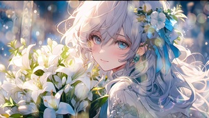 银发少女