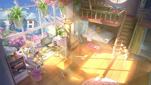樱花风景
