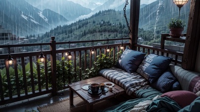 【雨景】郊外的雨