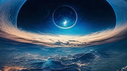 宇宙星空带鱼屏