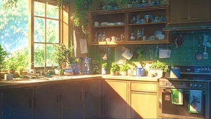 阳光温馨小屋厨房