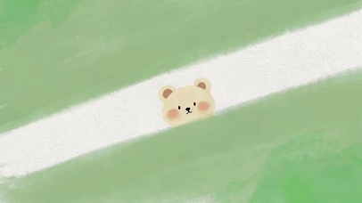 趣味小熊护眼壁纸