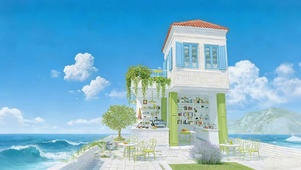 海边的海景小屋