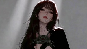 光影里的她